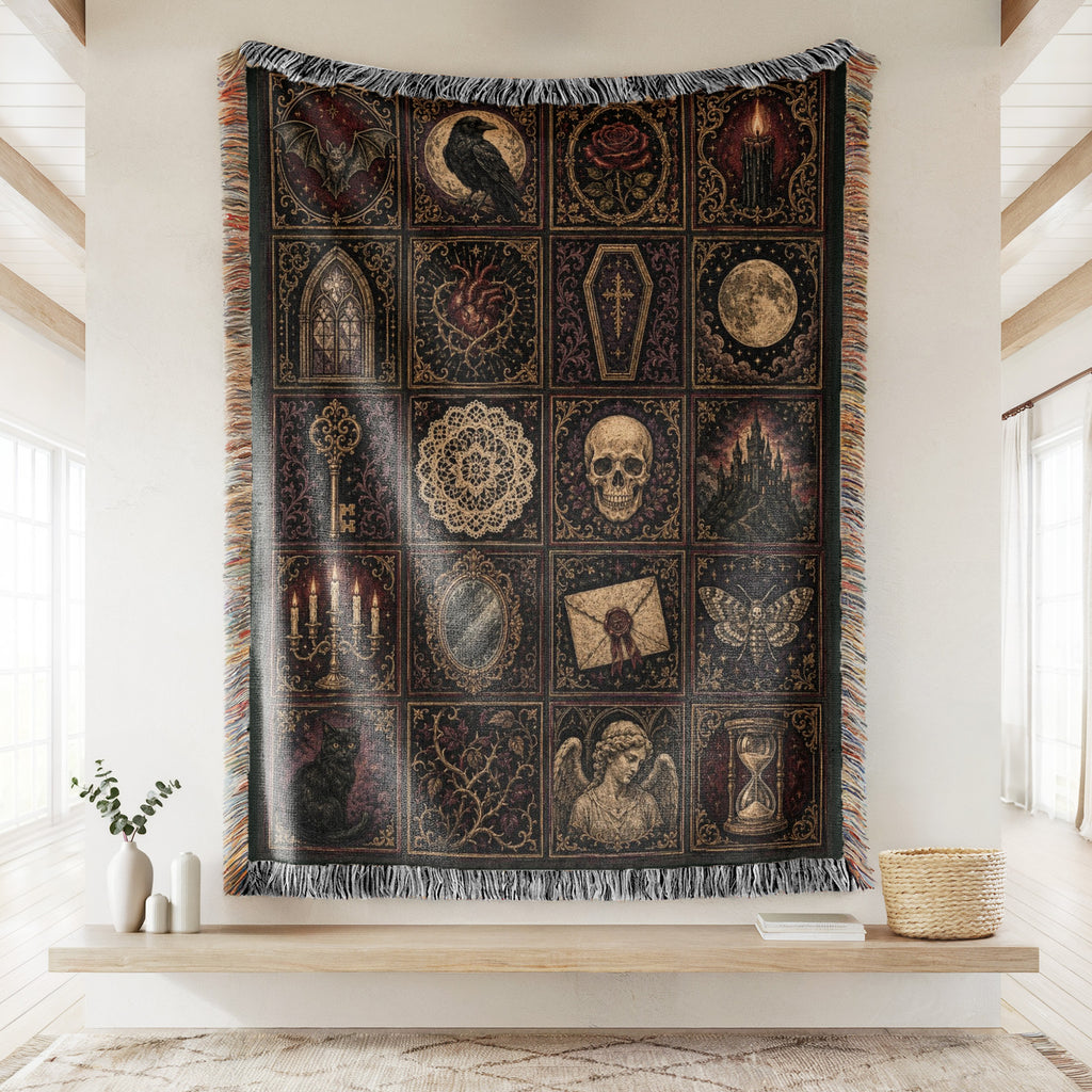 Midnight Gothic Relics Blanket