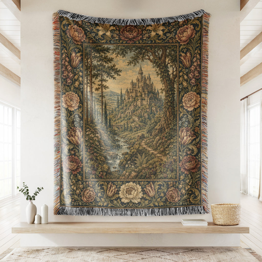 The Hidden Woodland Castle Blanket