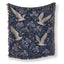 Cranes & Iris Blanket