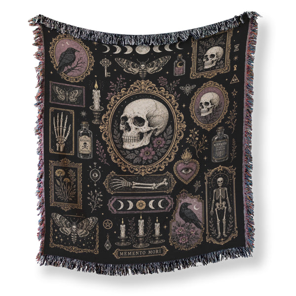 Memento Mori Curiosities Blanket
