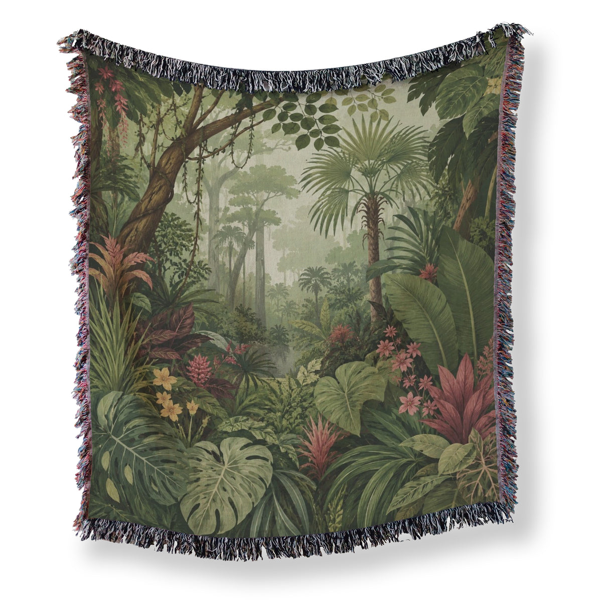 The Verdant Rainforest Blanket