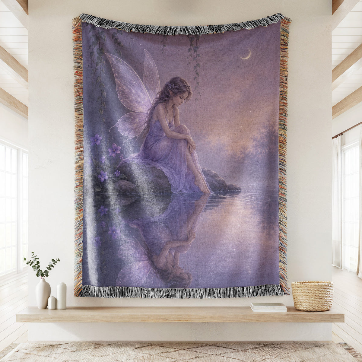 Lavender Moon Fairy Blanket