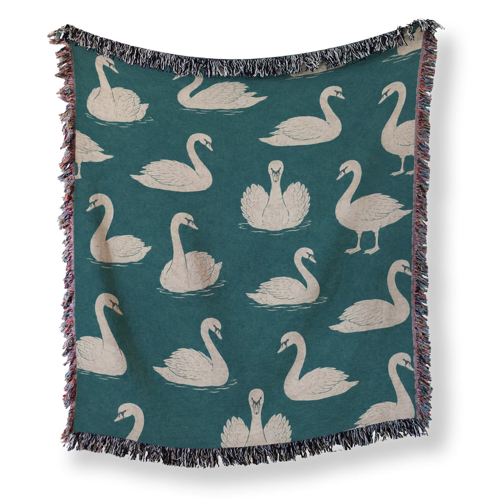 Teal Swan Blanket
