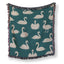 Teal Swan Blanket