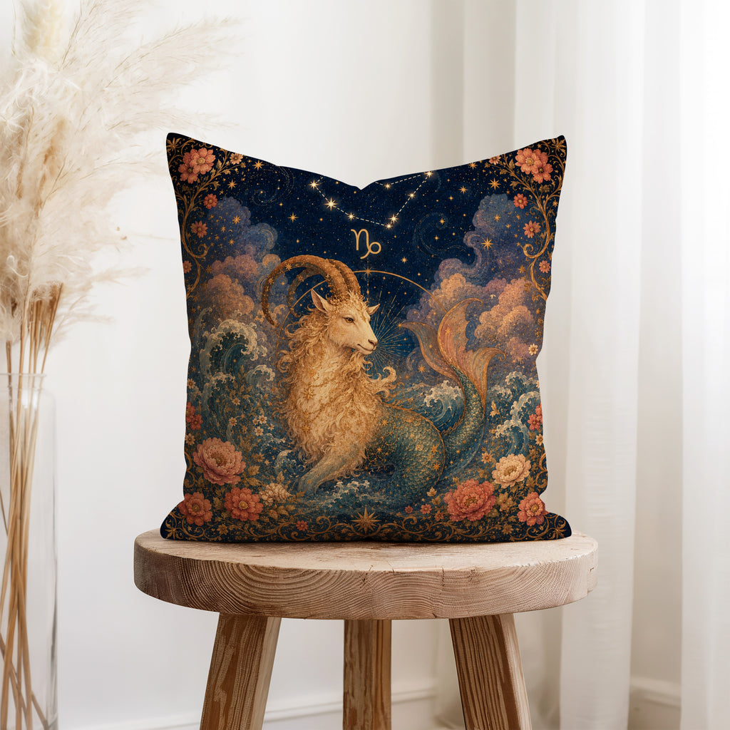 The Sea-Goat – Capricorn Zodiac Pillow