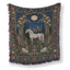 The Moonlit White Horse Court Blanket