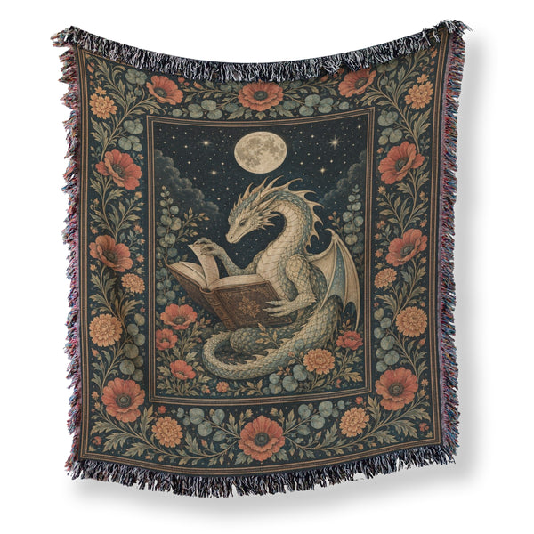 Poppy Moon Dragon Reader Blanket