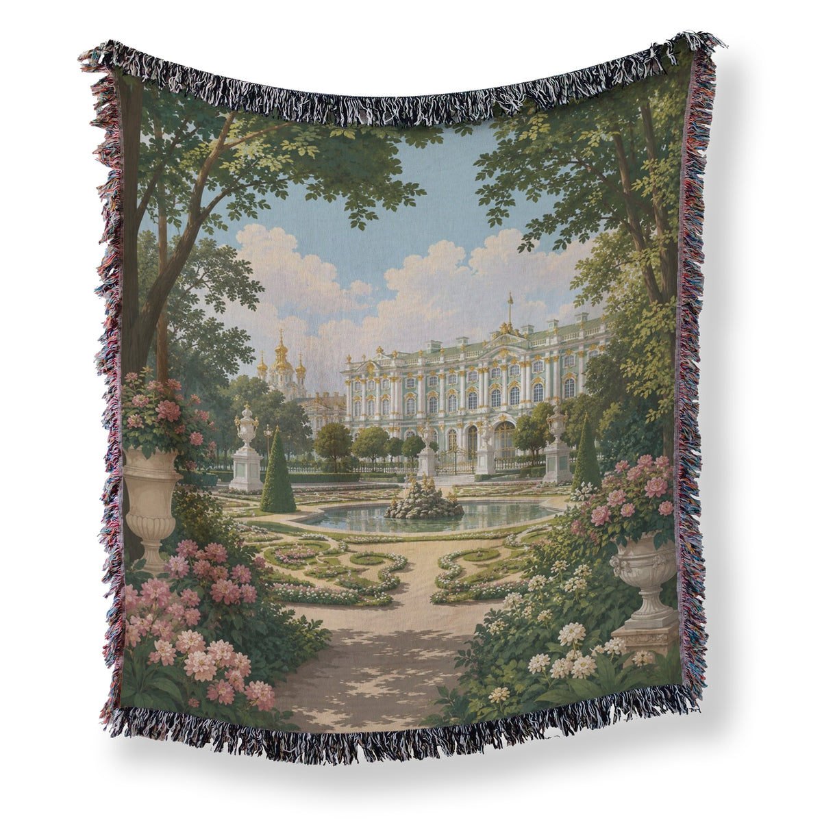 The Imperial Rose Garden Blanket