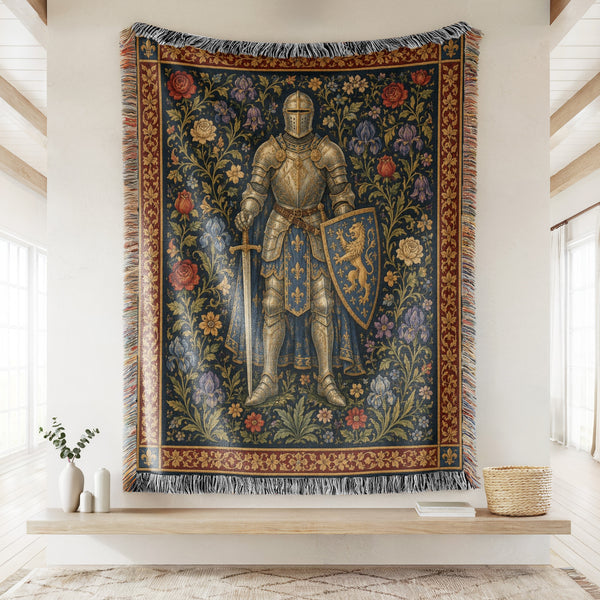 The Fleur-de-Lis Knight Blanket