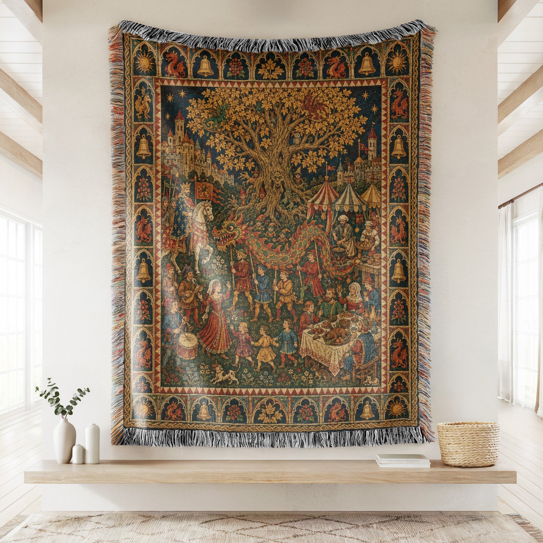 The Dragon Festival of the Vale Blanket Secondary image