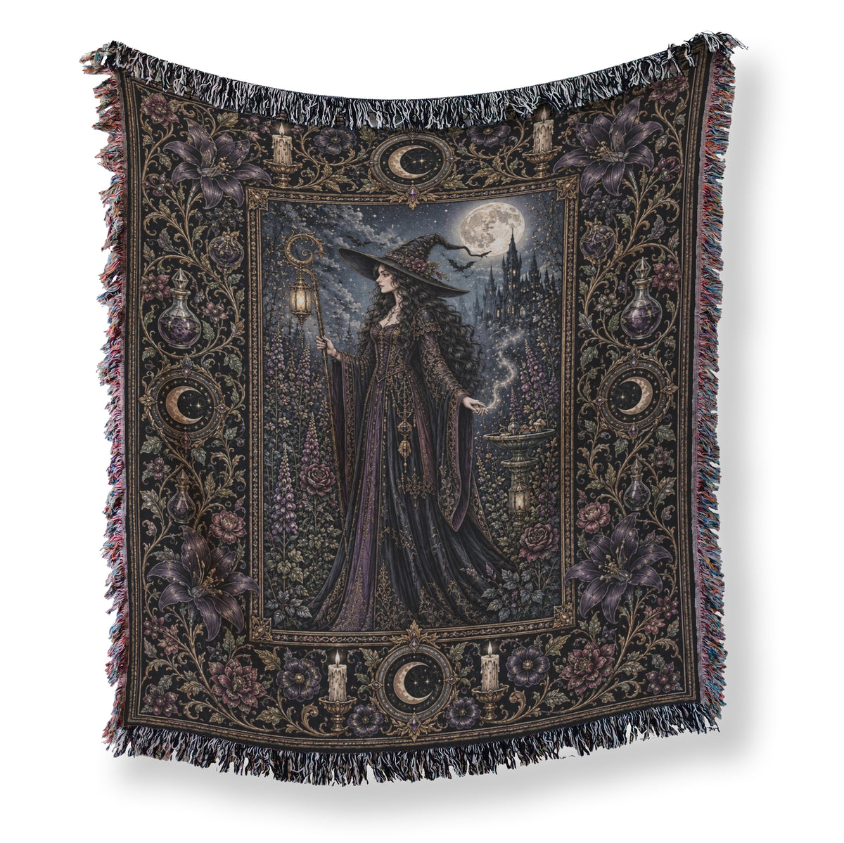 The Moonlit Witch Blanket Main image
