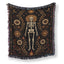 Leo Sunflower – Gothic Skeleton Zodiac Blanket