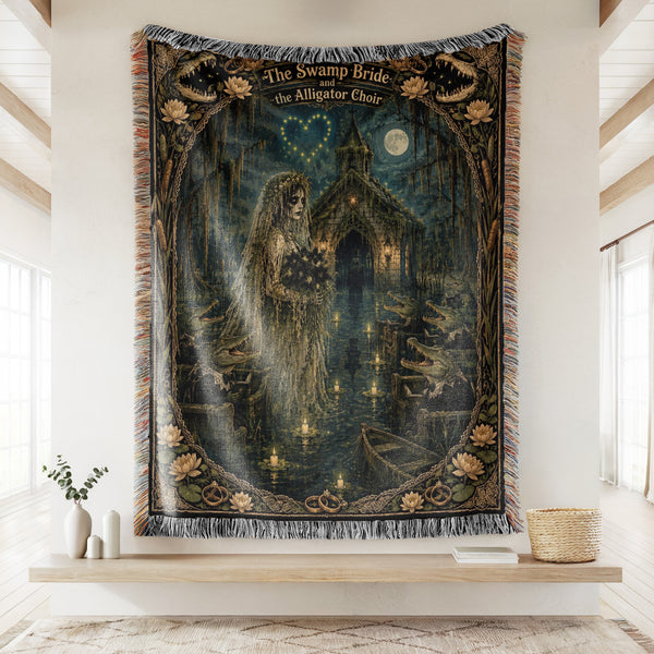 The Swamp Bride & Alligator Choir Blanket