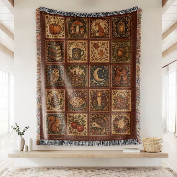 Autumn Tales Patchwork Blanket
