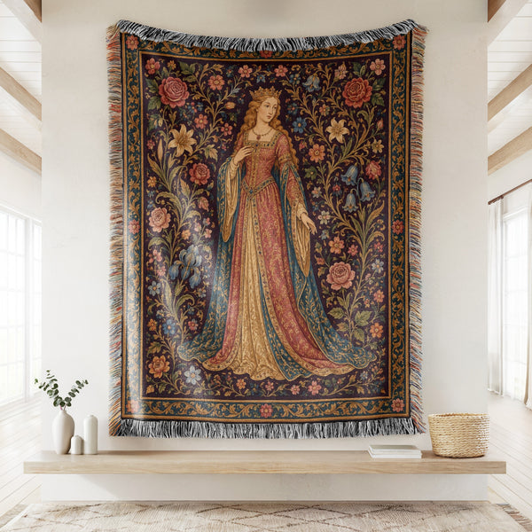 The Rose Court Princess Blanket