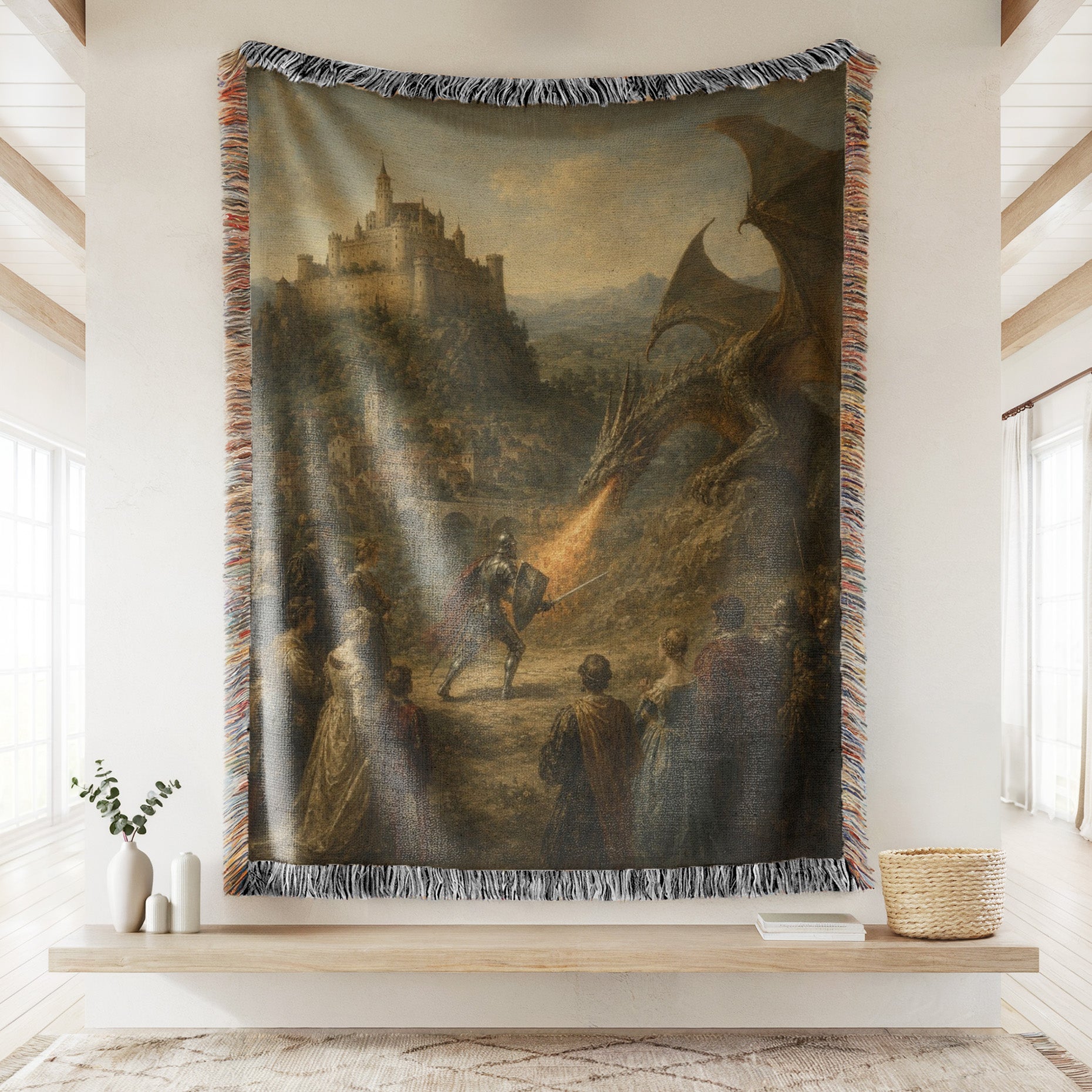 The Dragon of the Old Keep Blanket Secondary image