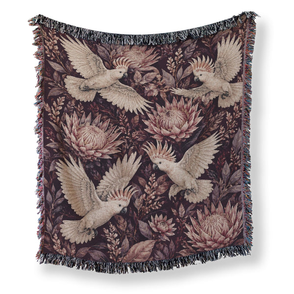 Cockatoo Protea Blanket