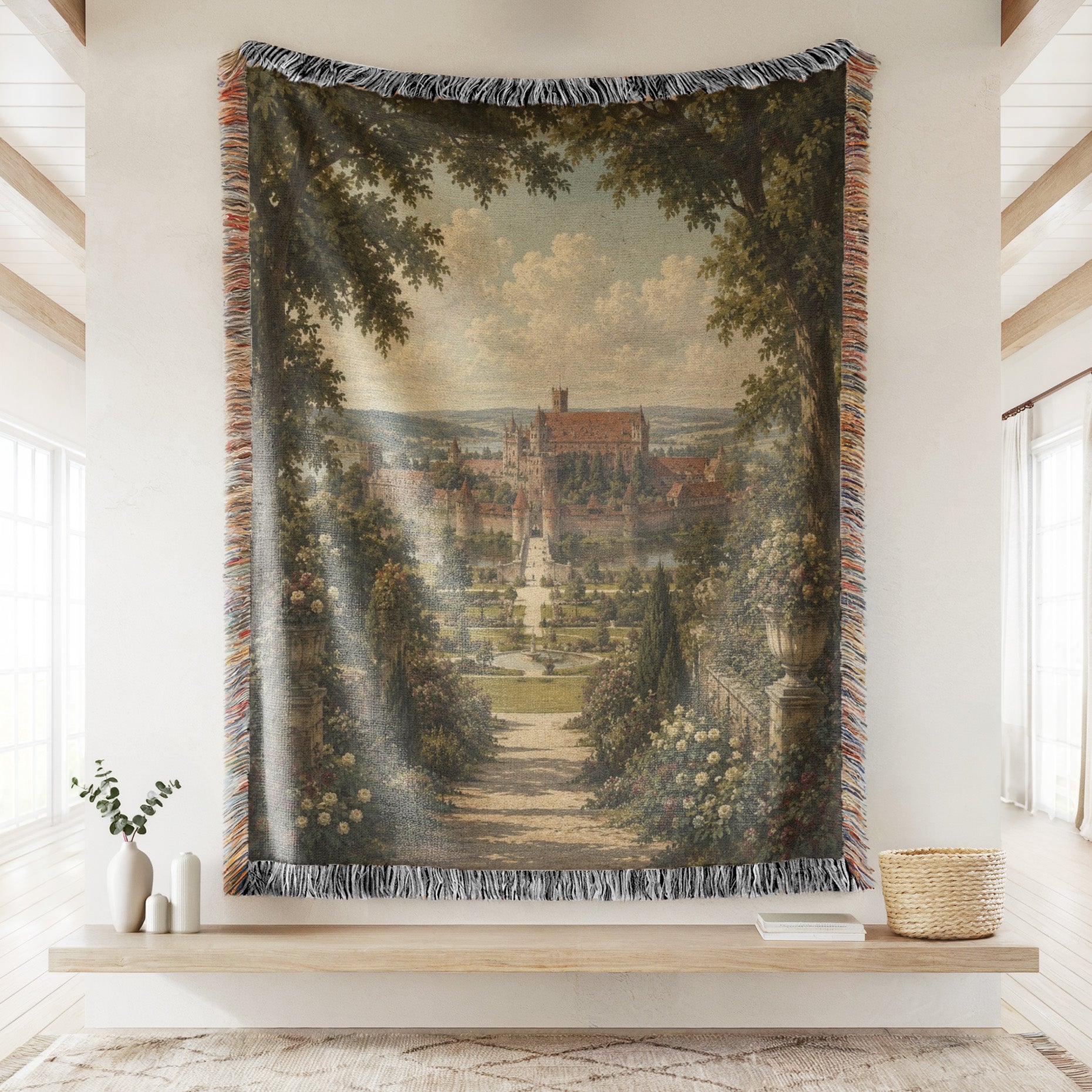 The Abbey Garden Vista Blanket Secondary image