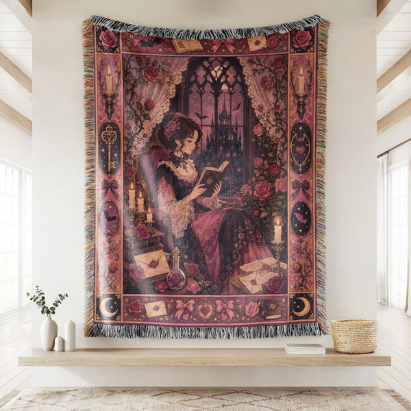 Rosebound Gothic Reader Blanket
