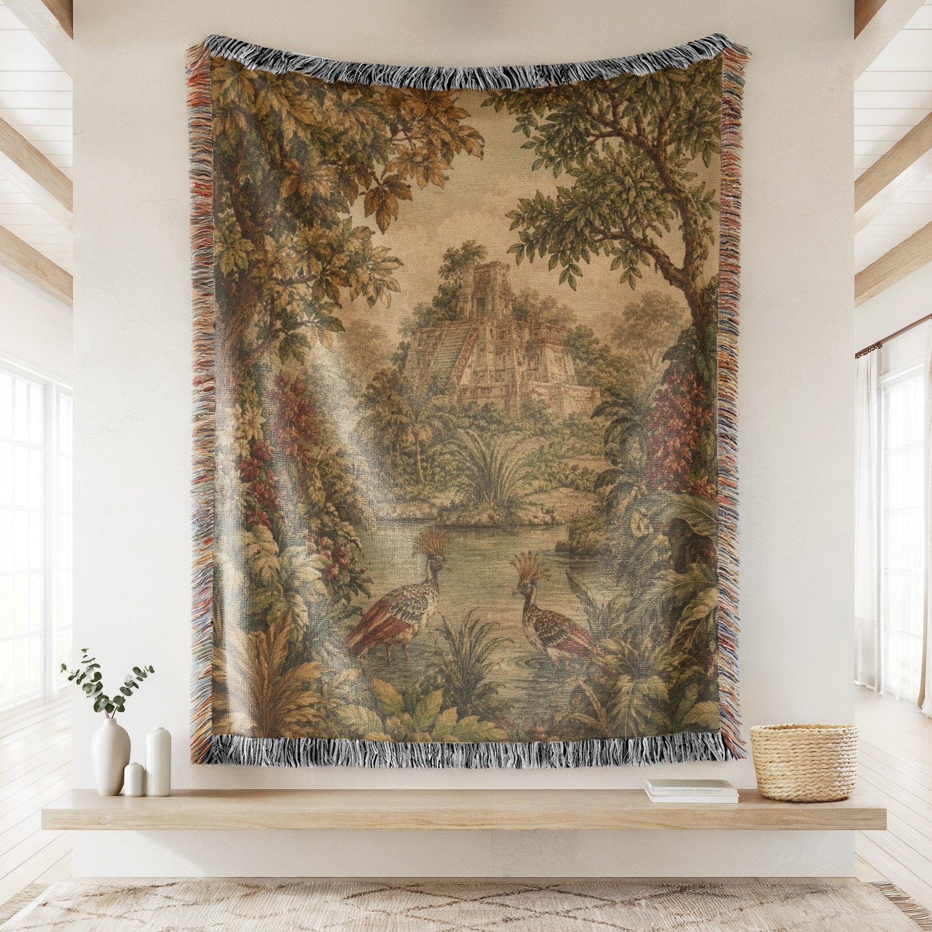 Temple of the Hidden Jungle Blanket Secondary image
