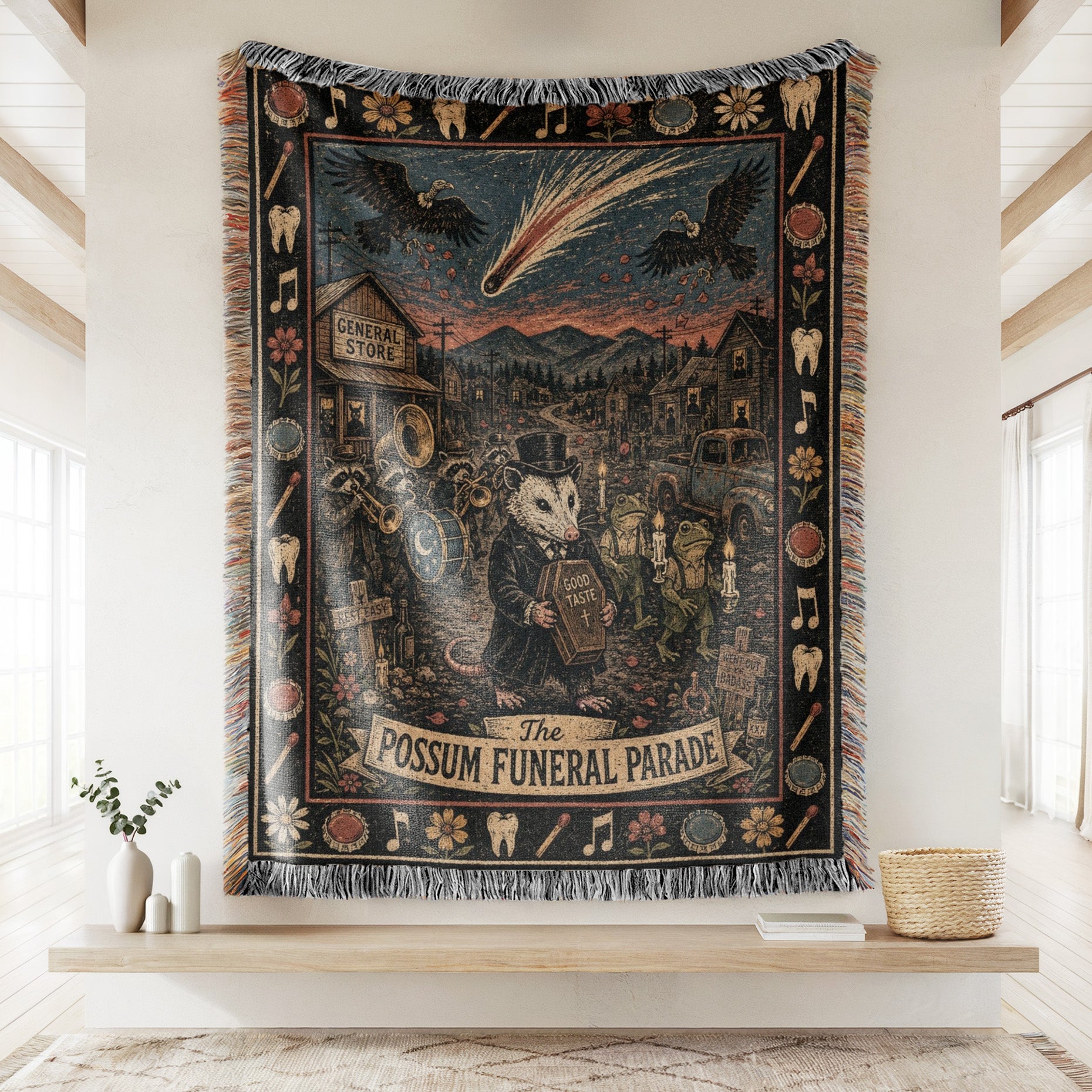The Possum Funeral Parade Blanket Secondary image