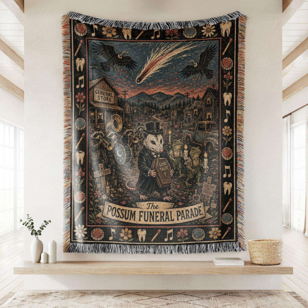 The Possum Funeral Parade Blanket