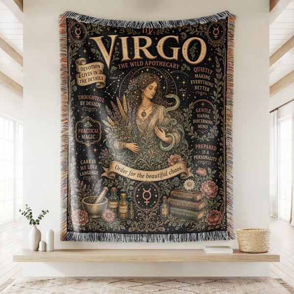 Virgo – The Wild Apothecary Zodiac Blanket