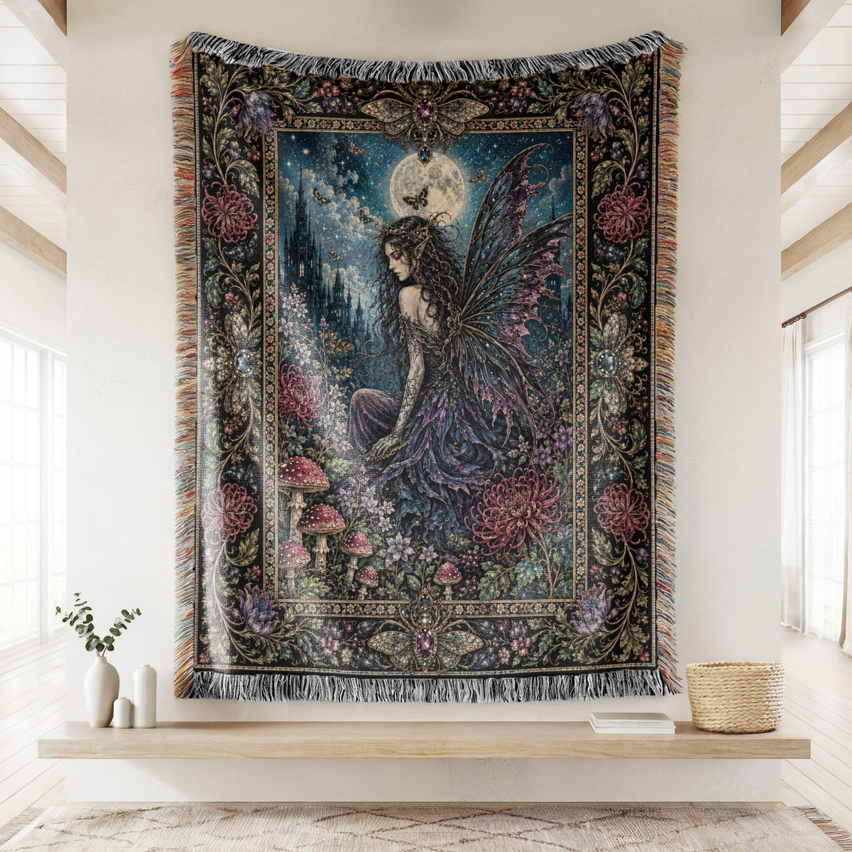 Moonlit Fairy of the Vale Blanket