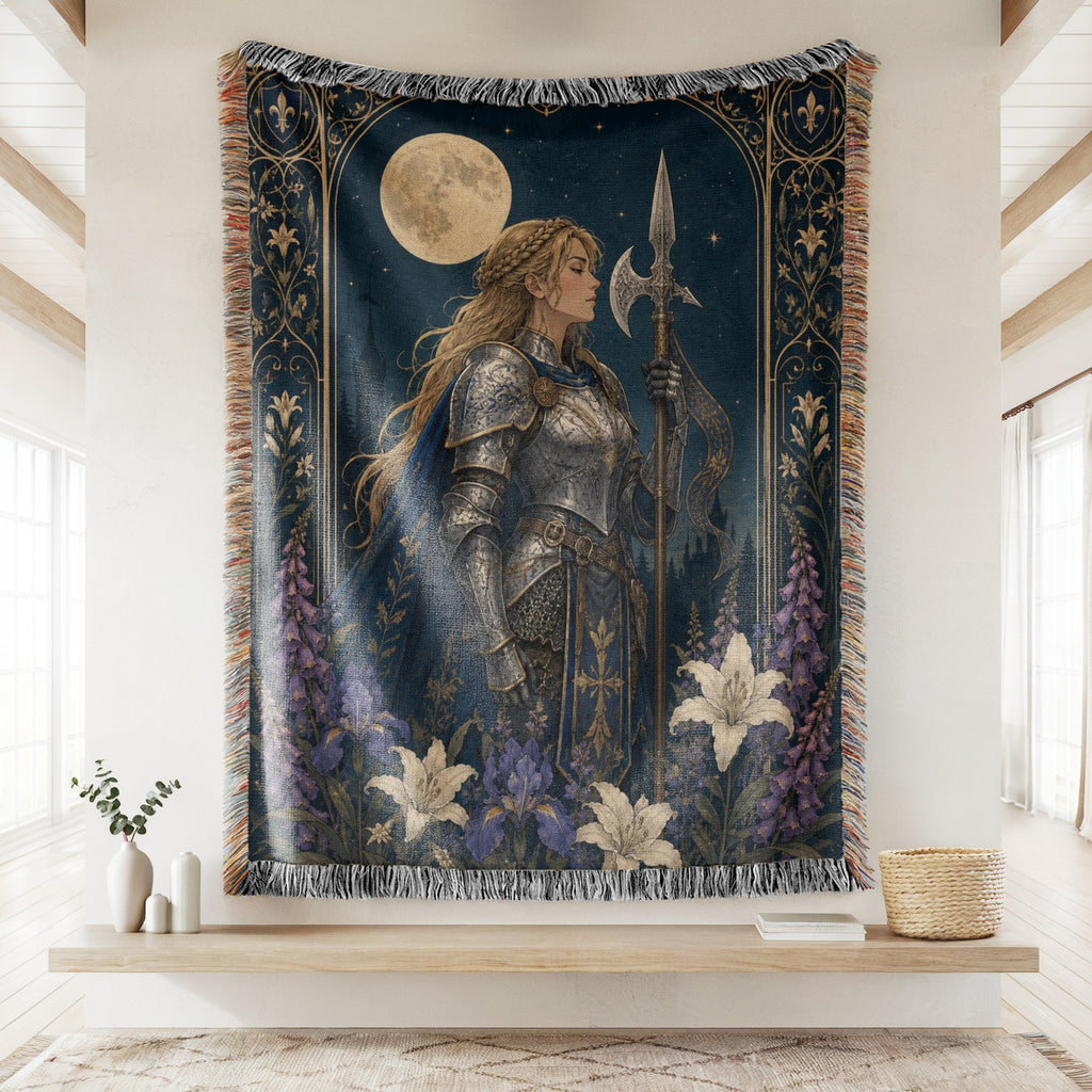 The Moonlit Sentinel Blanket