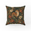 Fox in the Autumn Garden – Dark Woodland Pillow