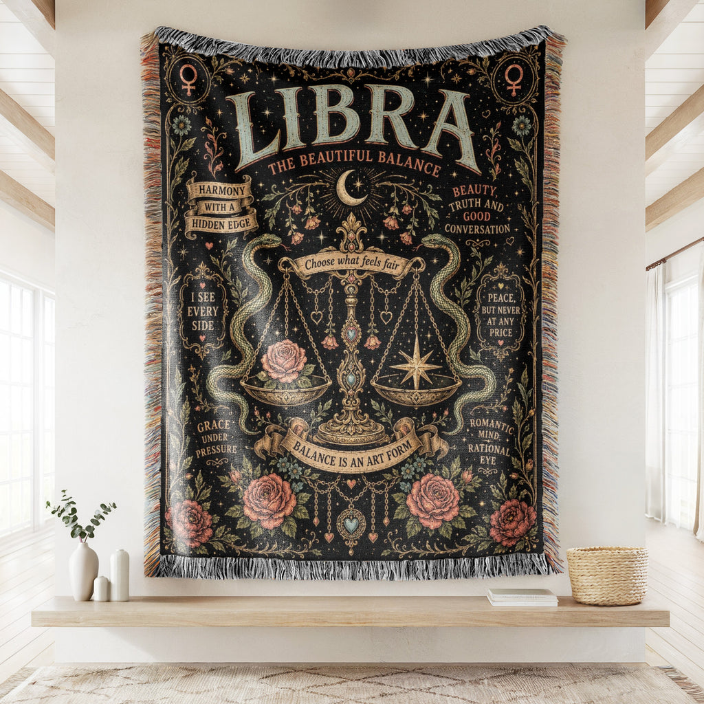 Libra – The Beautiful Balance Zodiac Blanket