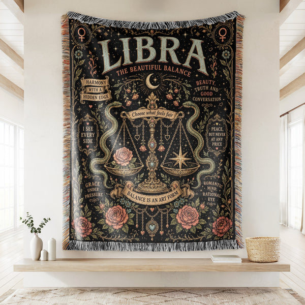 Libra – The Beautiful Balance Zodiac Blanket