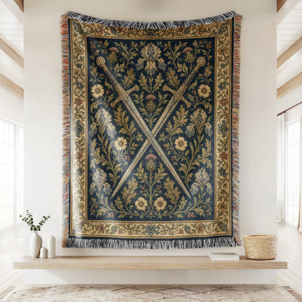 The Ivory Garden Blades Blanket