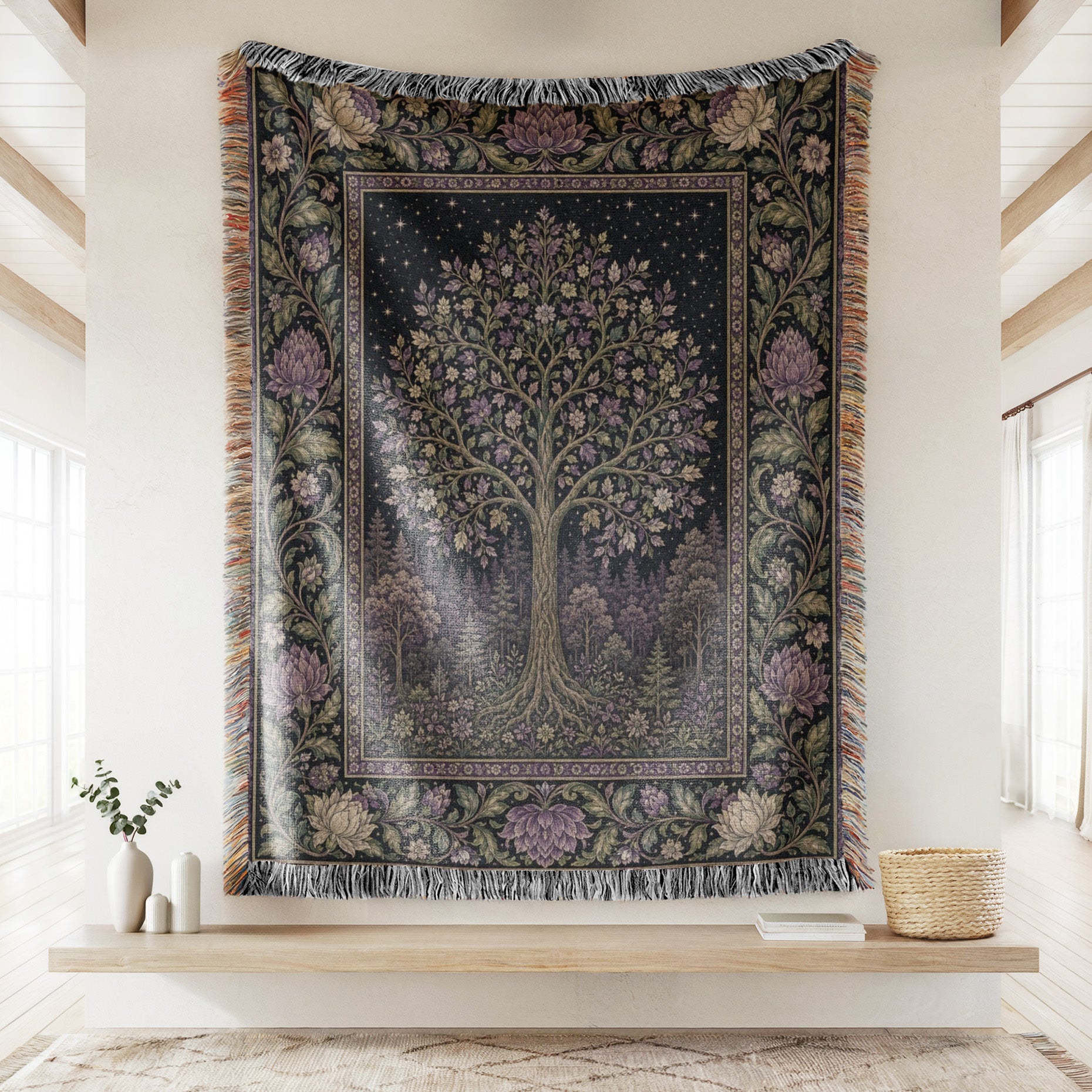 Violet Moon Grove Blanket Secondary image