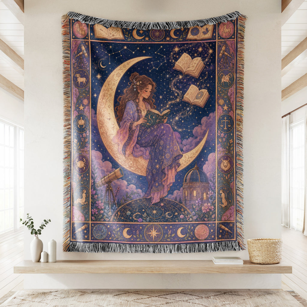 Celestial Moon Reader Blanket
