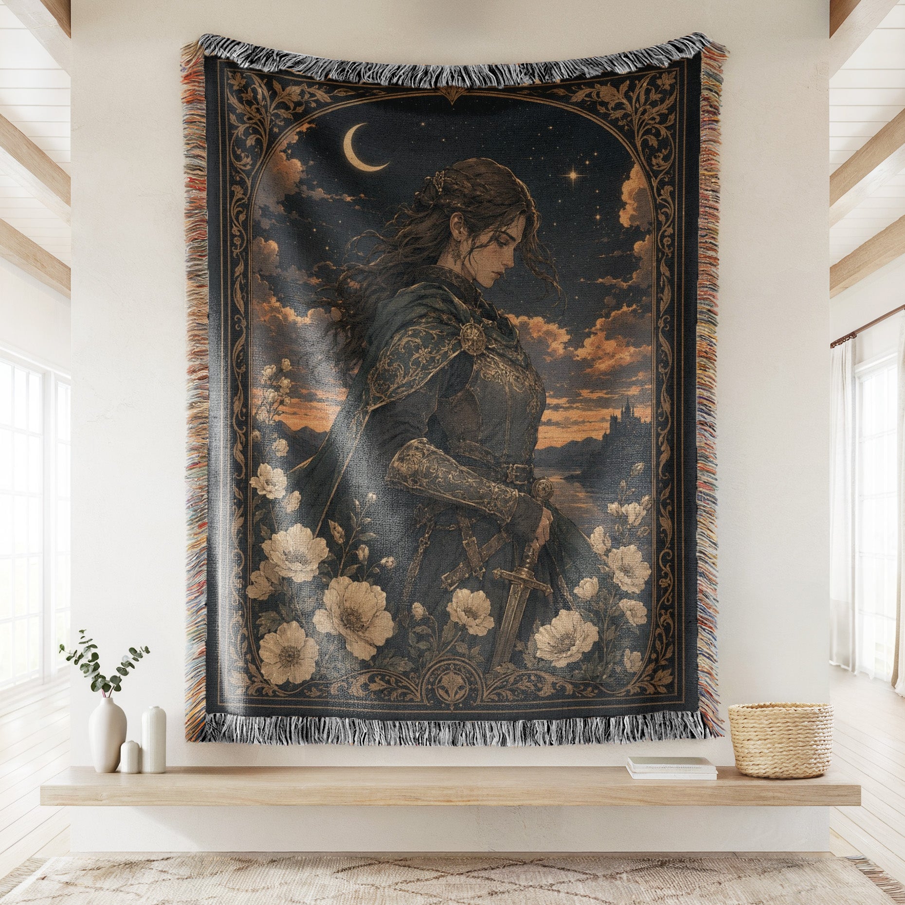 The Crescent Moon Knight Blanket Secondary image