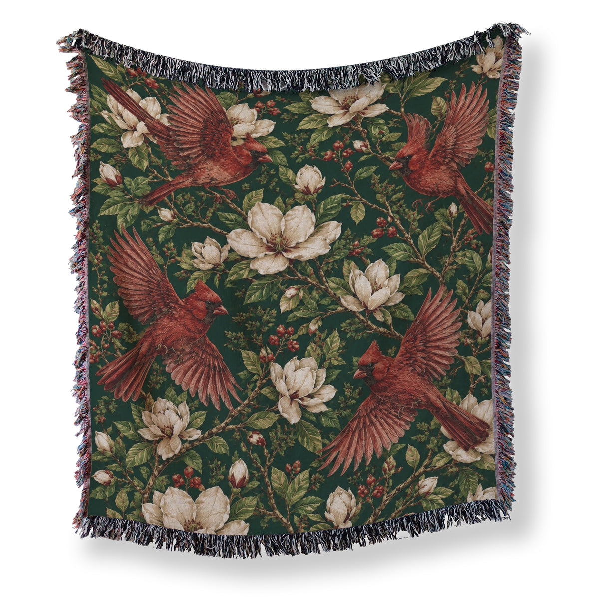 Cardinal Magnolia Garden Blanket Main image