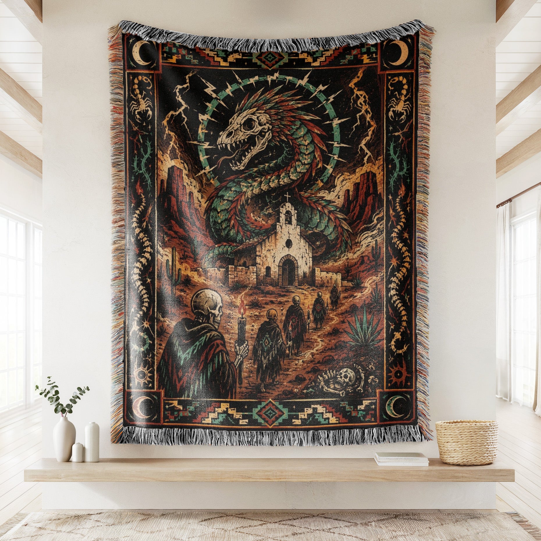 Thunder Serpent of the Desert Blanket Secondary image