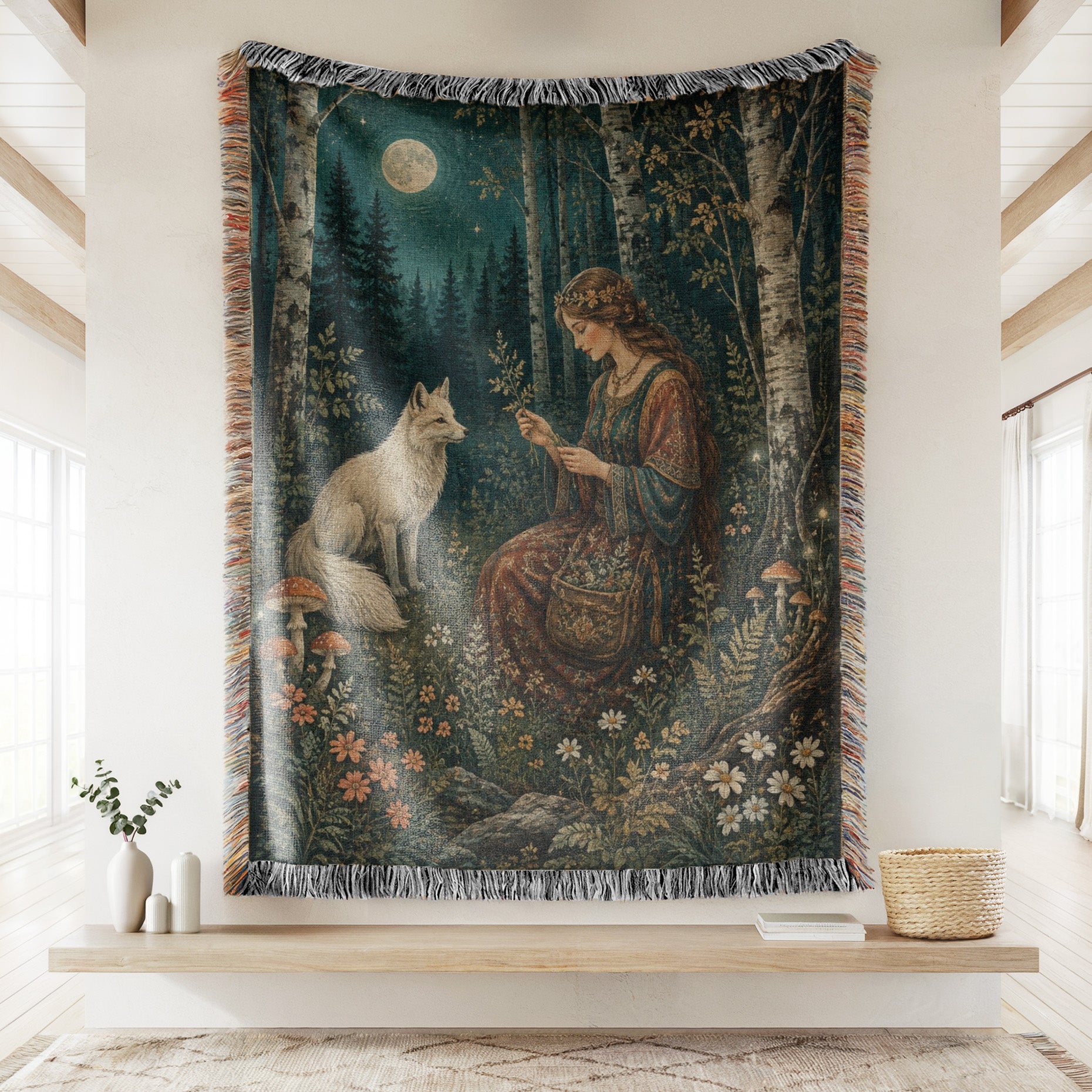 The Moonlit Fox Companion Blanket Secondary image