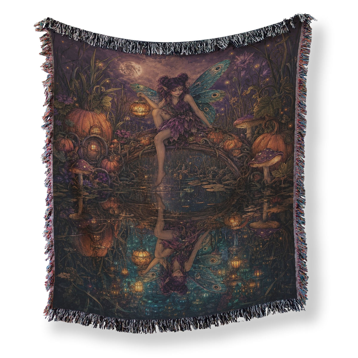 Pumpkin Pond Fairy Blanket Main image