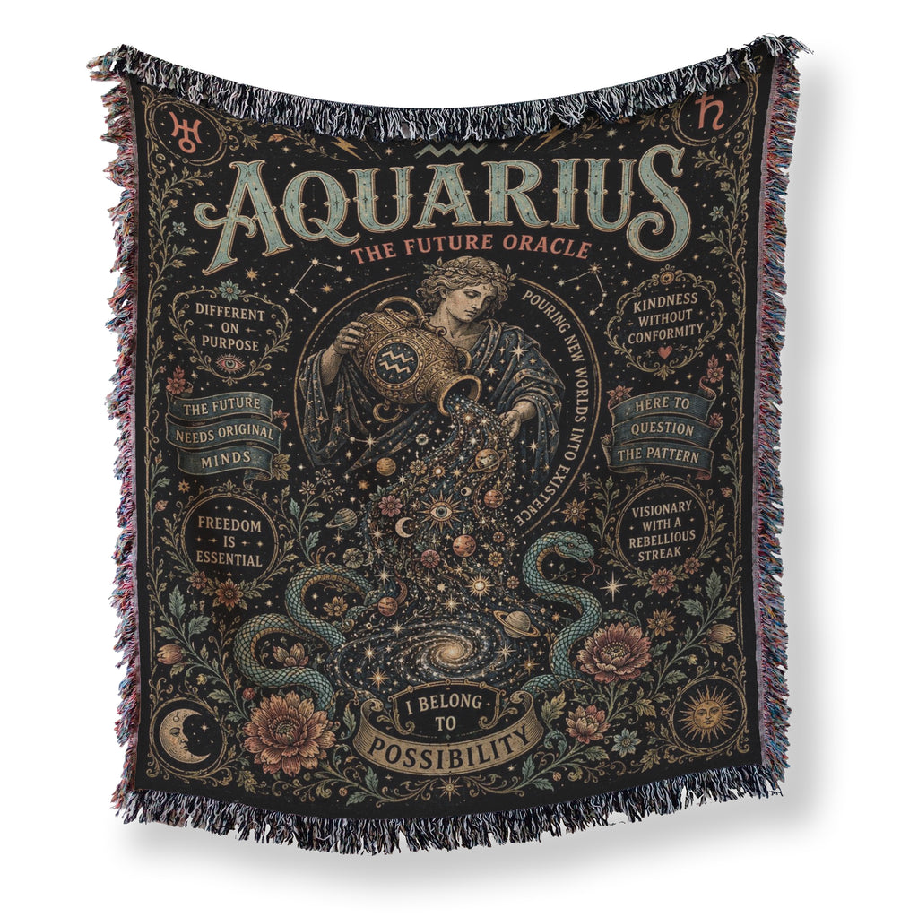 Aquarius – The Future Oracle Zodiac Blanket