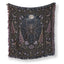 Moonlit Spiderweb Garden Blanket