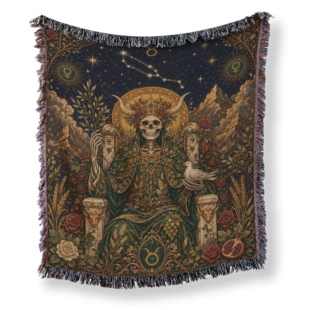 Taurus Thorned Sovereign – Gothic Zodiac Blanket
