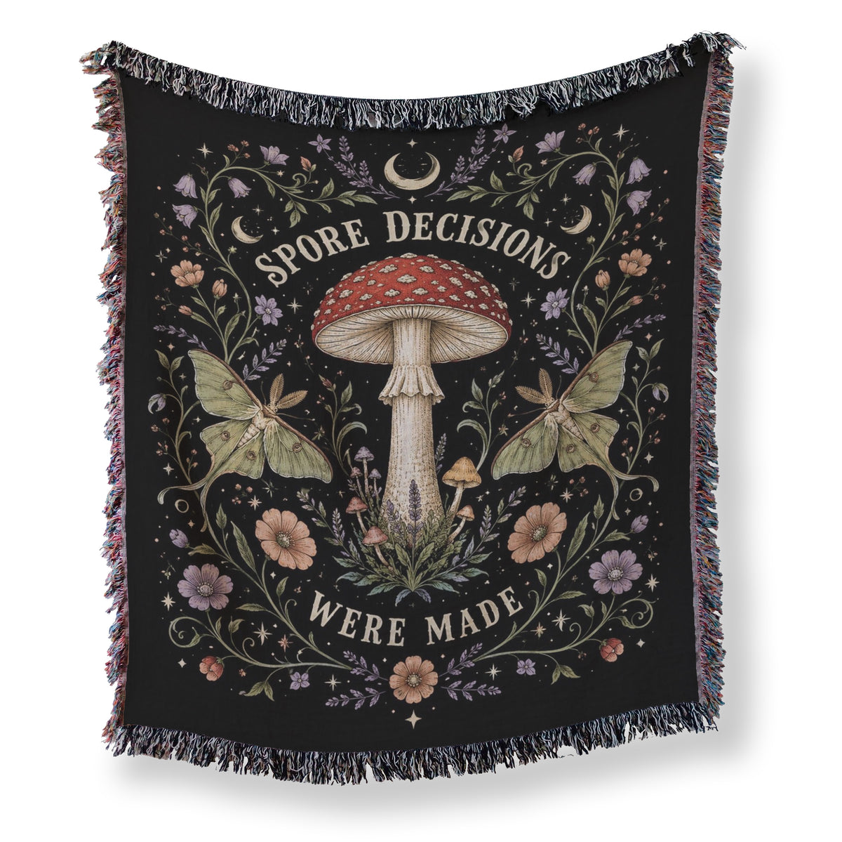Spore Decisions Were Made Mushroom Blanket