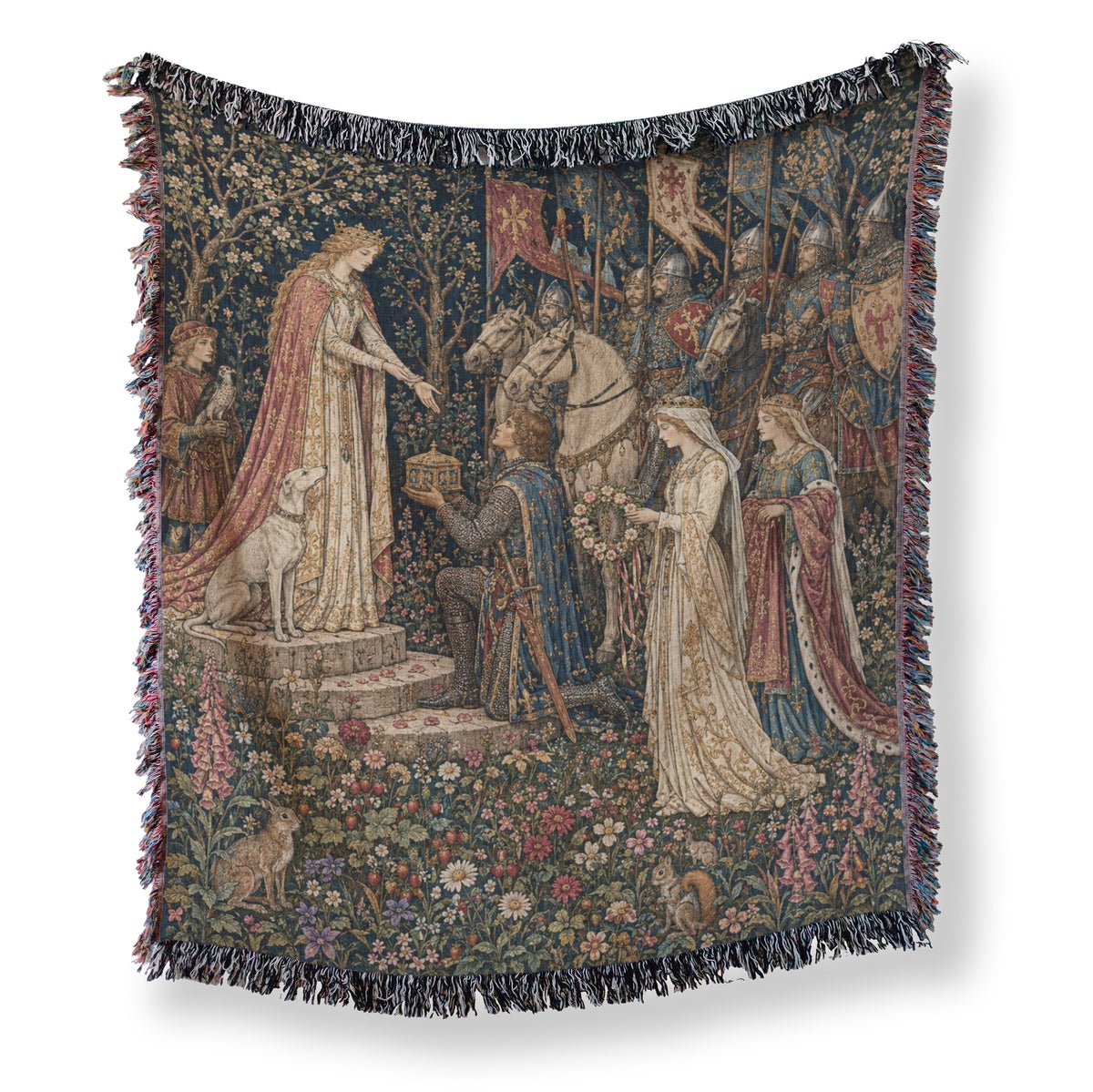 The Lady’s Courtly Tribute Blanket Main image