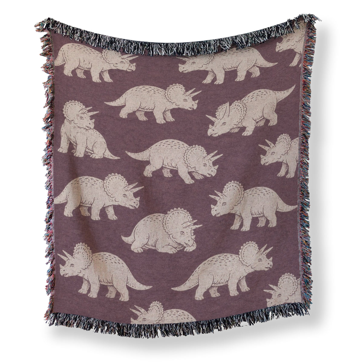Vintage Triceratops Blanket Main image
