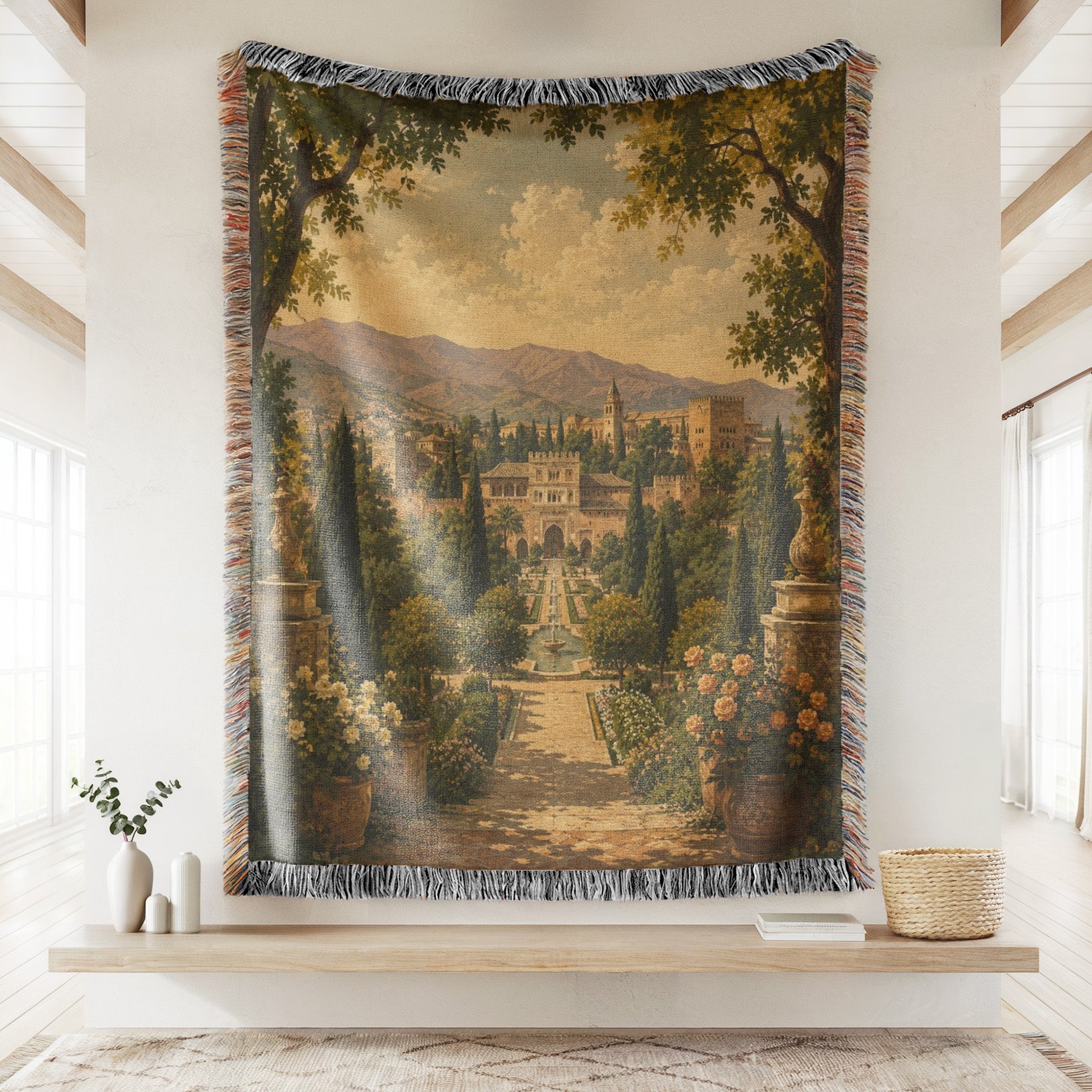 The Moorish Garden Palace Blanket Secondary image