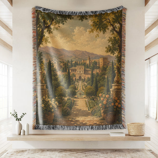 The Moorish Garden Palace Blanket