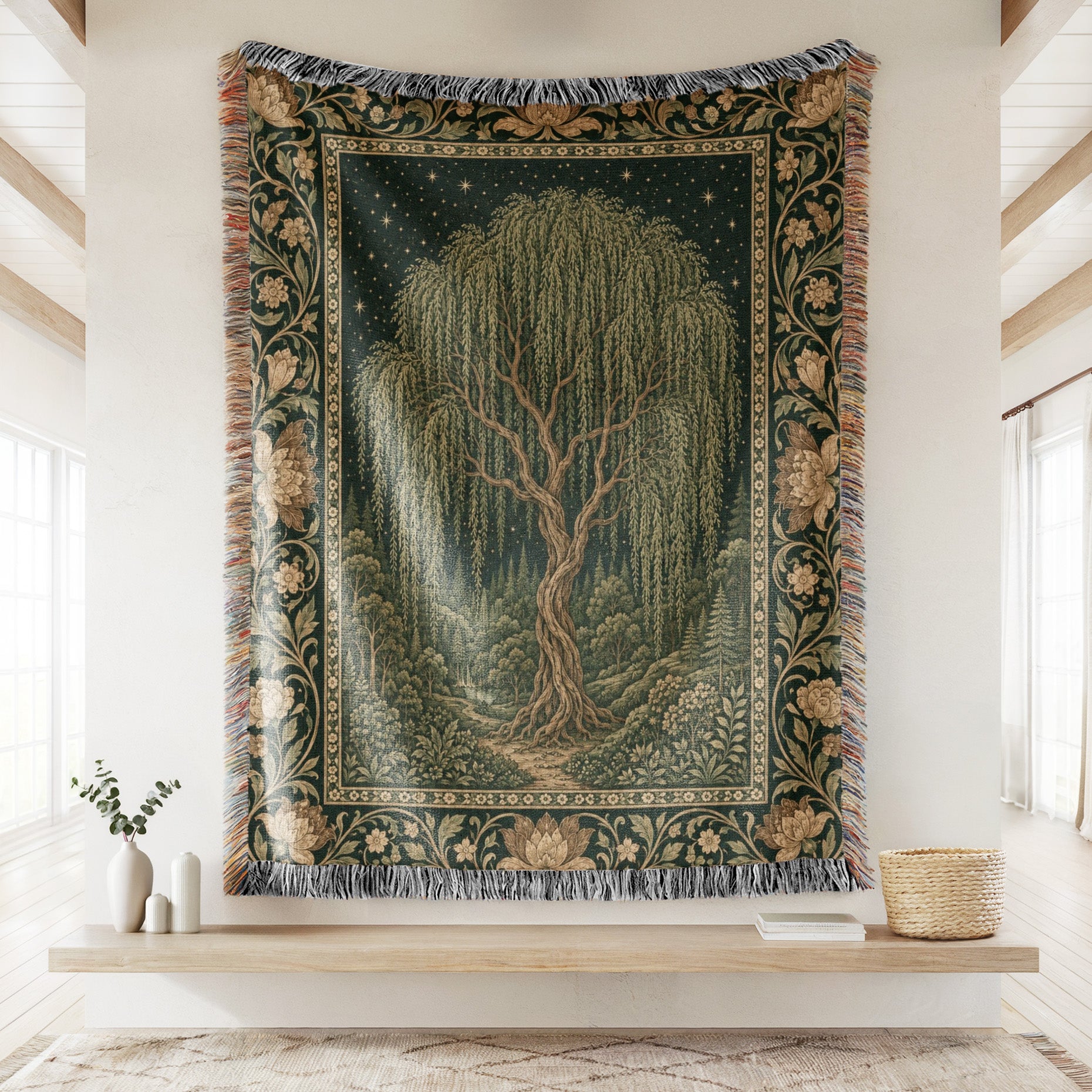 The Whispering Willow Blanket Secondary image