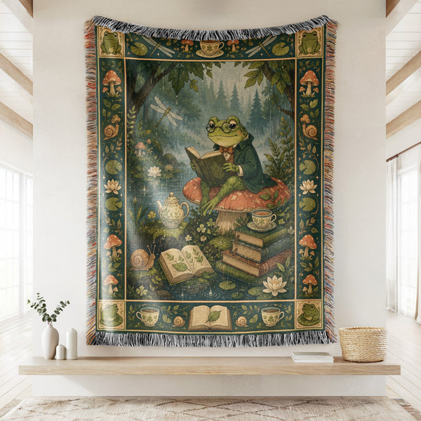 The Frog Scholar's Pond Blanket